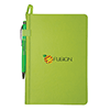 CA9487
	-LUCCA PU HARD COVER JOURNAL-Lime Green (Clearance Minimum 50 Units)
